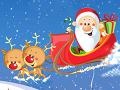 Žaidimas Santa And Rudolph Sleigh Ride 
