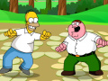 Žaidimas Street fight Homer Simpson Peter Griffin