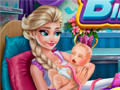 Žaidimas Frozen Elsa Birth Caring