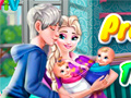 Žaidimas Pregnant Elsa Twins Birth