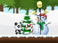 Žaidimas Christmas Panda Run