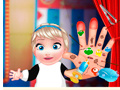 Žaidimas Baby Elsa Hand Doctor