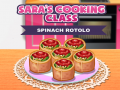 Žaidimas Sara’s Cooking Class Spinach Rotolo