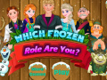 Žaidimas Which Frozen Role Are You