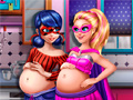 Žaidimas Hero Dolls Pregnant BFFs