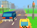Žaidimas Pixel Road Taxi Depot
