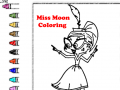 Žaidimas Miss Moon Coloring  