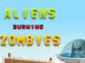 Žaidimas Aliens Burning Zombies