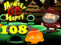 Žaidimas Monkey Go Happy Stage 108