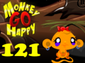 Žaidimas Monkey Go Happy Stage 121