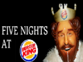 Žaidimas Five Nights at Burger King
