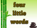 Žaidimas Four Little Words