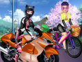 Žaidimas Sisters Motorcycle Vs Bike