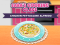 Žaidimas Sara's Cooking Class: Chicken Fettuccine Alfredo