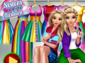 Žaidimas Sisters Rainbow Fashion
