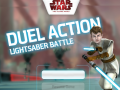Žaidimas Star Wars Duel Action Lightsaber 