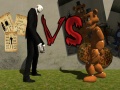 Žaidimas Slenderman vs Freddy The Fazbear