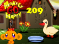 Žaidimas Monkey Go Happy Stage 209