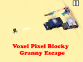 Žaidimas Voxel Pixel Blocky Granny Escape