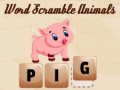 Žaidimas Word Scramble Animals