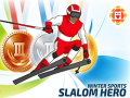 Žaidimas Winter Sports: Slalom Hero