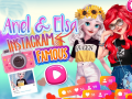 Žaidimas Ariel and Elsa Instagram Famous