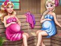 Žaidimas Cute Mommies Pregnant Sauna