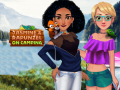 Žaidimas Jasmine & Rapunzel on Camping