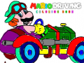 Žaidimas Mario Driving Coloring Book