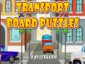 Žaidimas Transport Board Puzzles