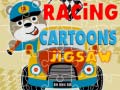 Žaidimas Racing Cartoons Jigsaw