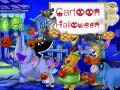 Žaidimas Cartoon Halloween Slide Puzzle