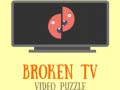 Žaidimas Broken TV Video Puzzle