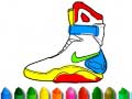 Žaidimas Back To School: Shoe Coloring