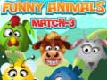 Žaidimas Funny Animals Match 3