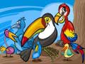 Žaidimas Exotic Birds Coloring