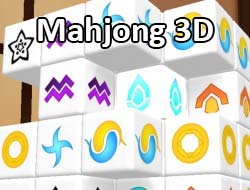 Mahjong 3D - Online Žaidimas