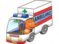 Žaidimas Cartoon Ambulance Puzzle