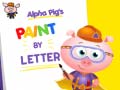 Žaidimas Alpha Pig`s Paint By Letter