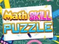 Žaidimas Math Skill Puzzle