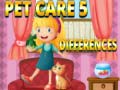 Žaidimas Pet Care 5 Differences