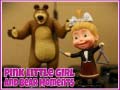Žaidimas Pink Little Girl and Bear Moments