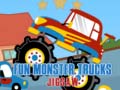 Žaidimas Fun Monster Trucks Jigsaw