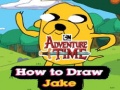 Žaidimas Adventure Time How to Draw Jake