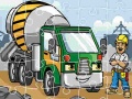 Žaidimas Construction Trucks Jigsaw