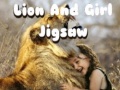 Žaidimas Lion And Girl Jigsaw