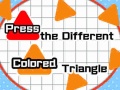 Žaidimas Press The Different Colored Triangle