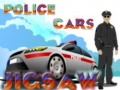 Žaidimas Police cars jigsaw