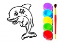 Žaidimas Dolphin Coloring Book