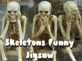 Žaidimas Skeletons Funny Jigsaw